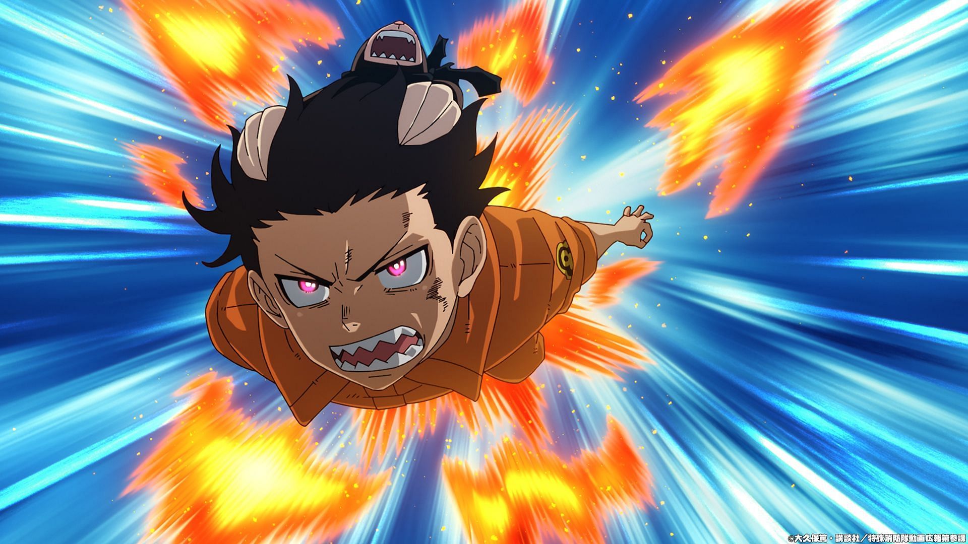 Shinra and Schop in this episode (Image via David Production)
